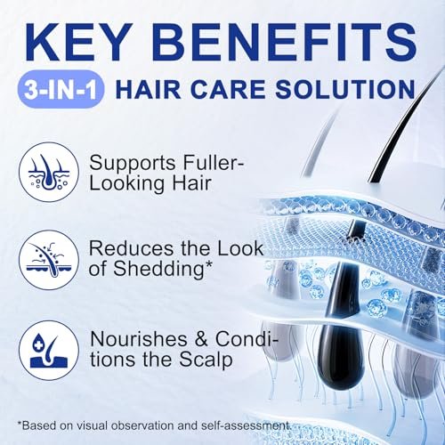 Hair Growth Serum Roll On with 3% Rosemary, 3% Redensyl, 2% Anagain - Nourish Hair Follicles & Support Scalp Health - 30ml - görsel 8