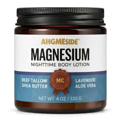 Ahgmeside Neuropathy Cream - Magnesium Nerve Relief Lotion for Feet, Hands, Legs & Toes, Fast-Absorbing Neuropathy Cream for Sleep, Relaxation & Soothing Comfort, Non-Greasy Body Butter, 4 oz Avelisse