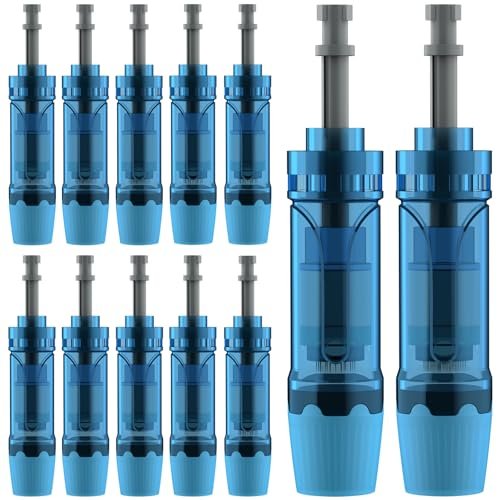12Pcs Microneedling Pen Cartridges for Dr Pen M8S, A11, A8S, A9 – 0.25mm (4x36Pin, 4x18Pin, 4xRound Nano) – Home Use Avelisse