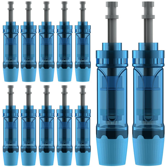 12Pcs Microneedling Pen Cartridges for Dr Pen M8S, A11, A8S, A9 – 0.25mm (4x36Pin, 4x18Pin, 4xRound Nano) – Home Use Avelisse