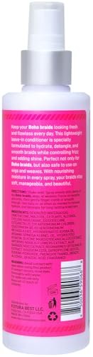 Nicole & Alyssa Leave-In Conditioner Spray for Boho & Crochet Styles - Lightweight Moisturizing Detangler, Curl-Friendly Formula, Frizz Control & Shine, No Rinse, for Human & Synthetic Hair (8.5 Fl Oz) - görsel 10