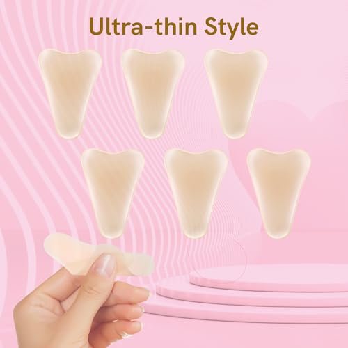 PINKMOLI Camel Front Silicone Coverage Concealer Pads for Women, 6 Pack Reusable Invisible Insert for Leggings, Yoga Pants & Swimwear - Light Beige - görsel 10