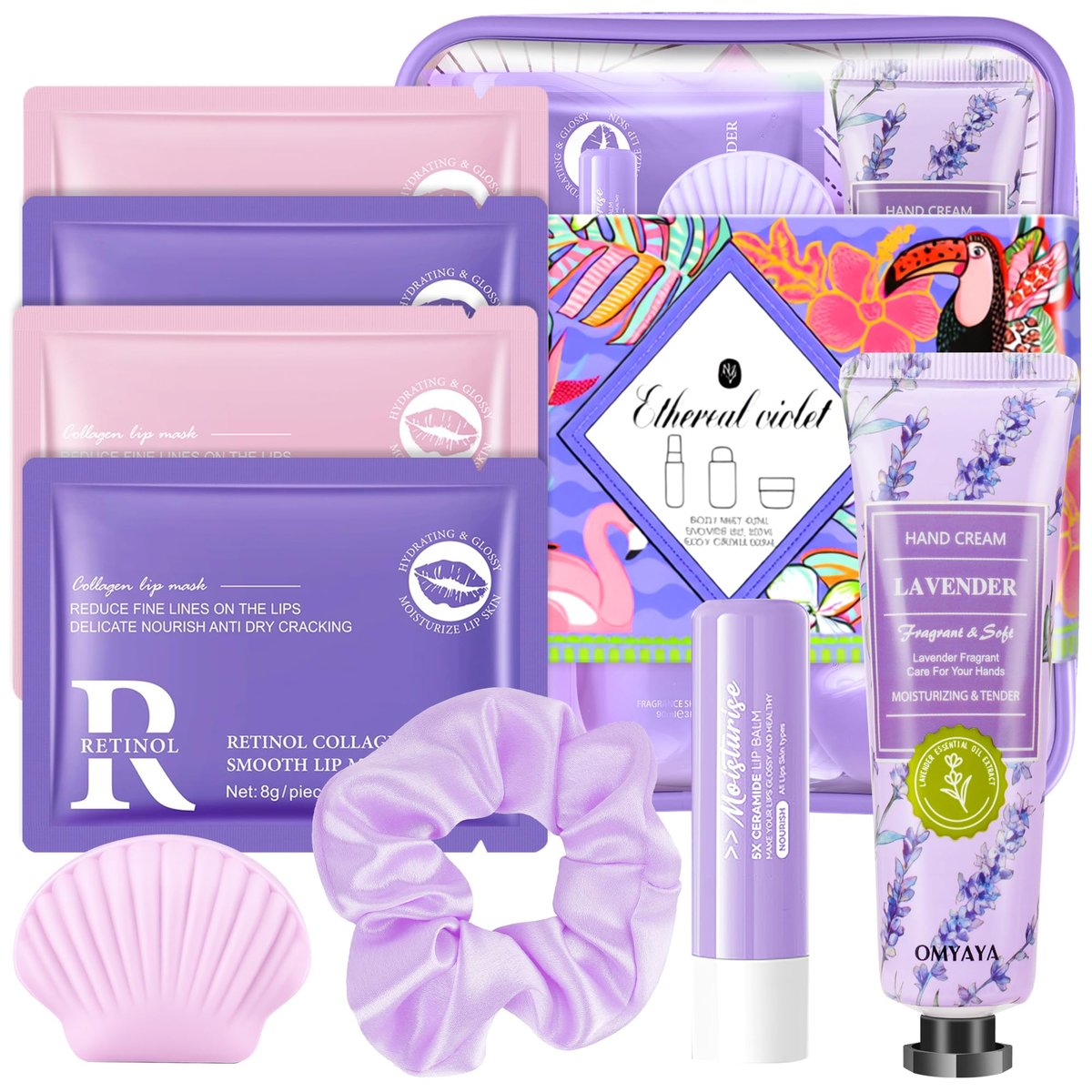 KIYTARBOO 11 Pcs Skin Care Set for Women - Complete Travel Size Spa Kit, Gift for Birthday, Teacher Appreciation, Valentine's Day, Mother's Day - görsel 1