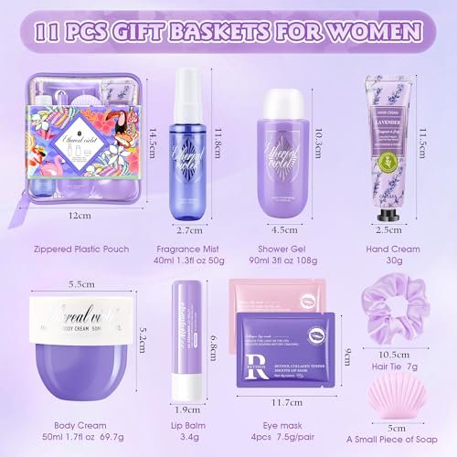 KIYTARBOO 11 Pcs Skin Care Set for Women - Complete Travel Size Spa Kit, Gift for Birthday, Teacher Appreciation, Valentine's Day, Mother's Day - görsel 4