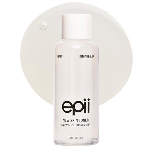 epii New Skin Toner | PHA 5% Exfoliation Toner for Instant Glow | Glass Skin | Hyaluronic Acid | Korean Skincare | 145ml / 4.9 fl oz Avelisse