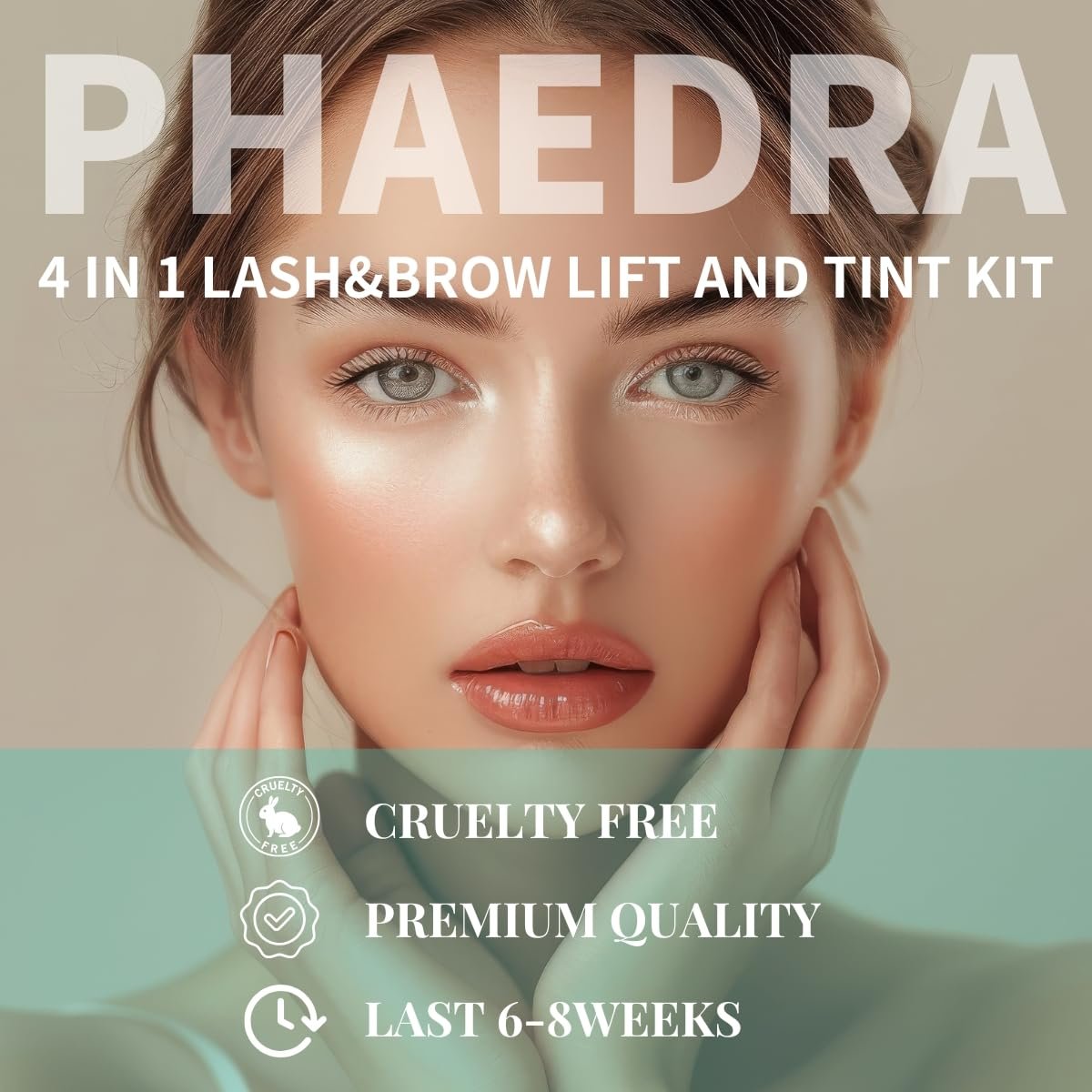 Lash Lift and Brow Lamination Kit - Professional 4-in-1 Perm Kit for Long-Lasting 6-8 Week Results - DIY or Salon Use - Black Avelisse