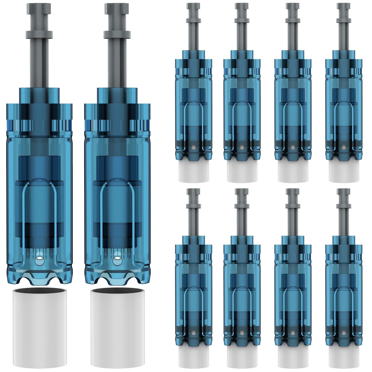 12-Pack 18-Pin Microneedling Pen Cartridges for Dr Pen M8S/A11/A8S/A9 – 0.25mm Needles for At-Home Use Avelisse