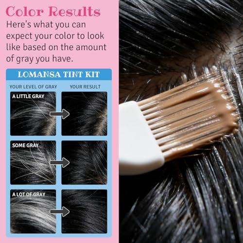 Lomansa 10ml Lash Color Kit - Black Voluminous Eyelash Dye, Easy-to-Use, Lasts 4 Weeks Avelisse