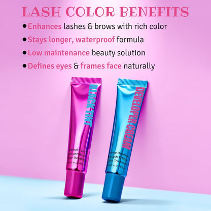Lomansa 10ml Lash Color Kit - Black Voluminous Eyelash Dye, Easy-to-Use, Lasts 4 Weeks Avelisse