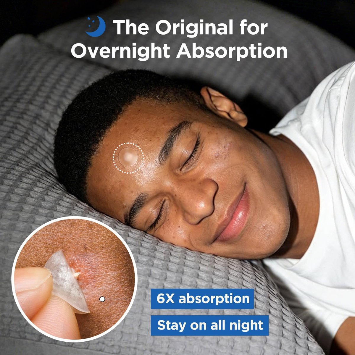Glowpatch Pimple Patches for Face - 330 Invisible Acne Patches, Daytime Ultra Thin Spot Stickers & Original Hydrocolloid Zit Patch 4 Sizes for Overnight Care - görsel 8