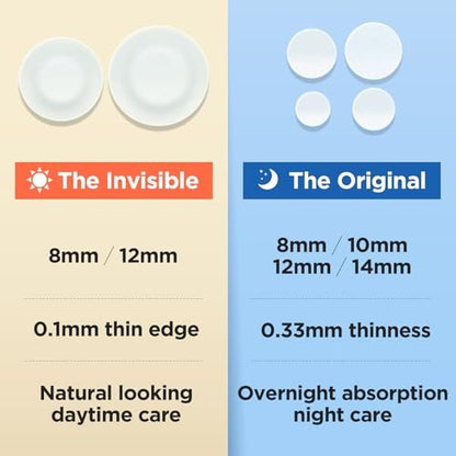 Glowpatch Pimple Patches for Face - 330 Invisible Acne Patches, Daytime Ultra Thin Spot Stickers & Original Hydrocolloid Zit Patch 4 Sizes for Overnight Care