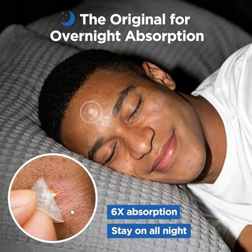 Glowpatch Pimple Patches for Face - 330 Invisible Acne Patches, Daytime Ultra Thin Spot Stickers & Original Hydrocolloid Zit Patch 4 Sizes for Overnight Care - görsel 7
