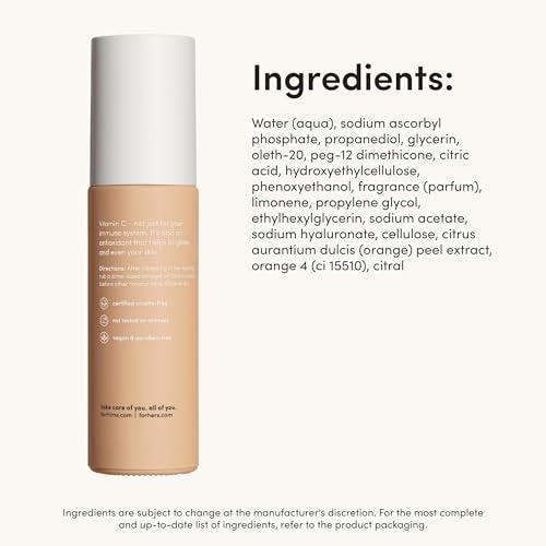 Hims Everyday Moisturizer for Men & Vitamin C Serum Duo - Lightweight Hydrating Face Moisturizer with Hyaluronic Acid and Shea Butter, Anti-Wrinkle Serum - 2 Fl Oz Total Avelisse