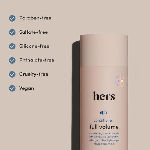 HERS Full Volume Shampoo & Conditioner Set for Women with Minoxidil 5% Topical Foam - Volumizing Hair Care & Regrowth Treatment, Coastal Cedar Citron, 2 x 6.4 oz + 2 oz - görsel 8