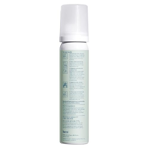 HERS Full Volume Shampoo & Conditioner Set for Women with Minoxidil 5% Topical Foam - Volumizing Hair Care & Regrowth Treatment, Coastal Cedar Citron, 2 x 6.4 oz + 2 oz - görsel 12
