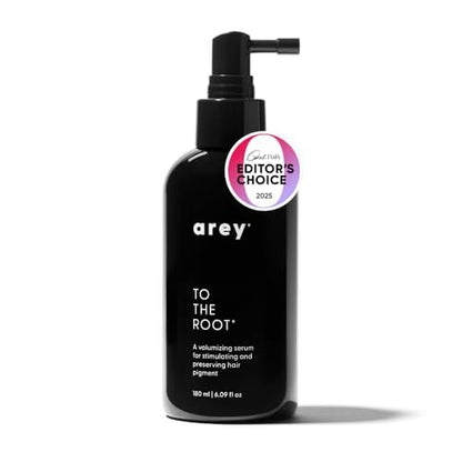 Arey To The Root Hair Serum – Anti-Grey Scalp Serum for Women & Men, Slows Grey Hair Growth & Preserves Pigment, Vegan & Oil-Free (3-Month Supply) Avelisse