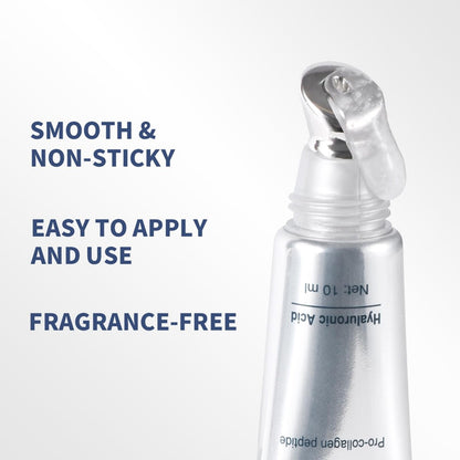 Lip Volumizer Plumper Serum with Hyaluronic Acid – Deep Hydration for Fuller Lips, Day & Night Moisture Lip Treatment, Smooth Non-Sticky Lip Balm, 0.34 fl.oz Avelisse