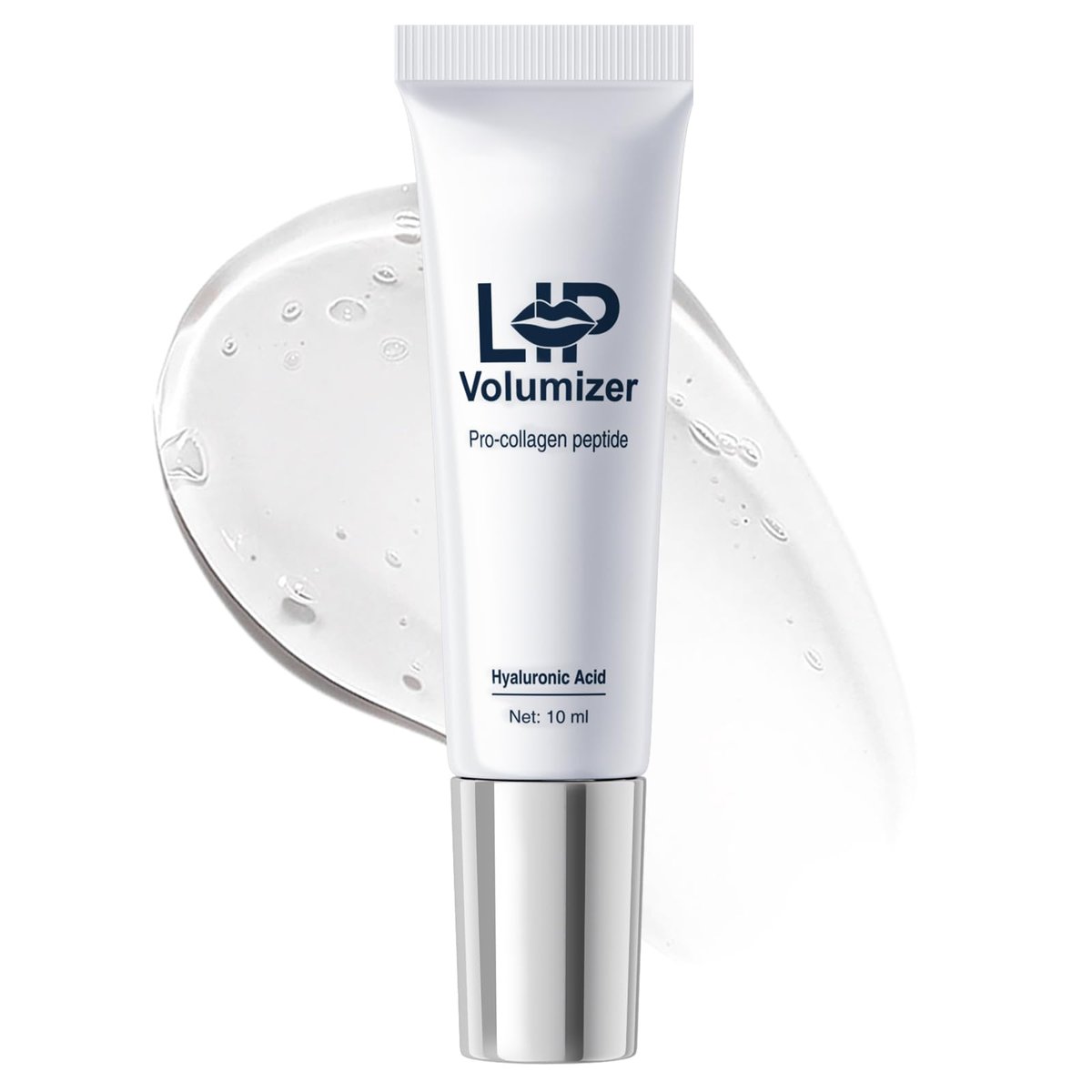 Lip Volumizer Plumper Serum with Hyaluronic Acid – Deep Hydration for Fuller Lips, Day & Night Moisture Lip Treatment, Smooth Non-Sticky Lip Balm, 0.34 fl.oz Avelisse