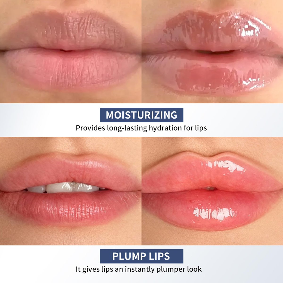 Lip Volumizer Plumper Serum with Hyaluronic Acid – Deep Hydration for Fuller Lips, Day & Night Moisture Lip Treatment, Smooth Non-Sticky Lip Balm, 0.34 fl.oz Avelisse