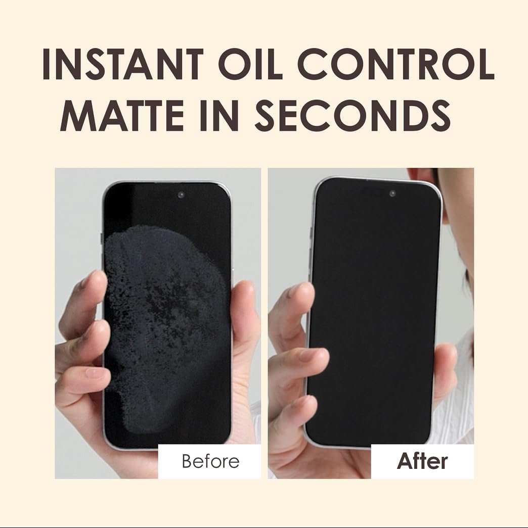 OBgE Oil Control Finisher - Bouncy Jelly Texture Sebum Control Powder, Matte Finish Face Powder for Oily Skin, Translucent Setting Powder, 0.17 oz - görsel 7