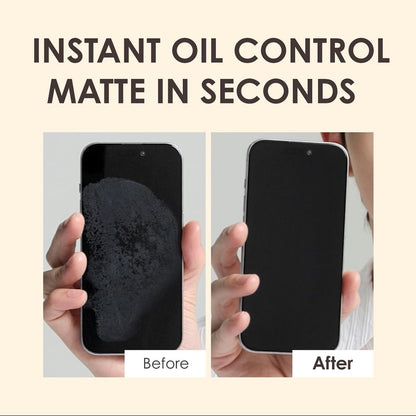 OBgE Oil Control Finisher - Bouncy Jelly Texture Sebum Control Powder, Matte Finish Face Powder for Oily Skin, Translucent Setting Powder, 0.17 oz