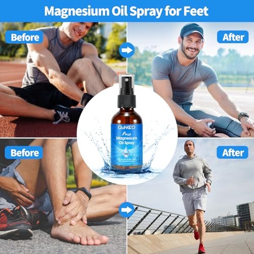 Pure Magnesium Oil Spray + Lotion Set for Sleep, Leg & Muscle Relaxation – Unscented, Non-Greasy, Less Itch, 100% Magnesium Chloride Brine, Lotion with Arnica & Lavender Avelisse