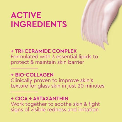 BYOMA Bio-Collagen Radiance Facial Mask - Transformative Liquid Sheet Mask for Glass Skin, 60mL