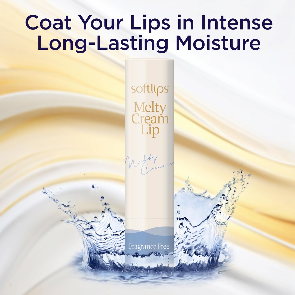 Softlips Melty Cream Hydrating Lip Balm, Fragrance Free, Long-Lasting Moisturizing Care for Dry, Chapped Lips, Smooth Non-Sticky Finish, 0.12 oz - görsel 9