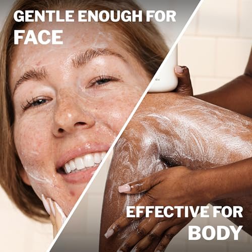 Cocokind Milky-Soft Face and Body Cleanser, Hydrating Facial & Body Wash for Sensitive Skin, Gentle Cleanser with Ceramides, Fragrance-Free & Clinically Tested, 13.5 oz (2 Pack) Avelisse