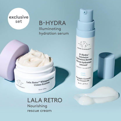 Drunk Elephant Test The Water Travel Size Hydrate and Nourish Kit - Clean Clinical Skincare Kit, Cruelty-Free, Dermatologist-Tested, Free of Essential Oils, Silicones, and Fragrance Avelisse