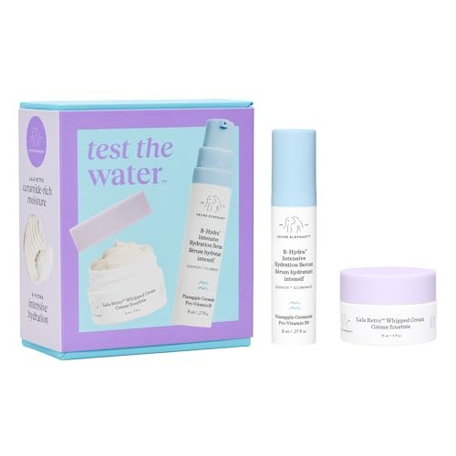 Drunk Elephant Test The Water Travel Size Hydrate and Nourish Kit - Clean Clinical Skincare Kit, Cruelty-Free, Dermatologist-Tested, Free of Essential Oils, Silicones, and Fragrance Avelisse