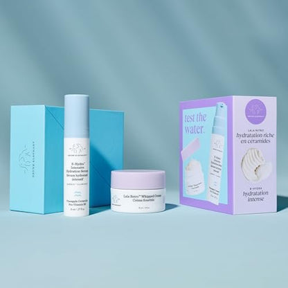Drunk Elephant Test The Water Travel Size Hydrate and Nourish Kit - Clean Clinical Skincare Kit, Cruelty-Free, Dermatologist-Tested, Free of Essential Oils, Silicones, and Fragrance Avelisse