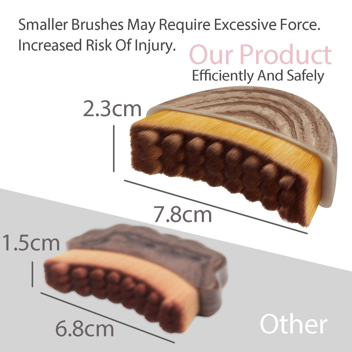 Lymphatic Contour Face Brush for Facial Drainage & Sculpting – 2-Piece Set - görsel 3