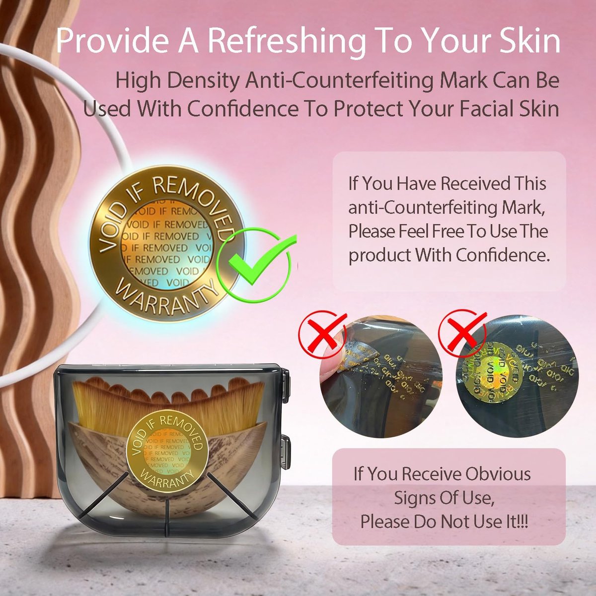 Lymphatic Contour Face Brush for Facial Drainage & Sculpting – 2-Piece Set - görsel 5