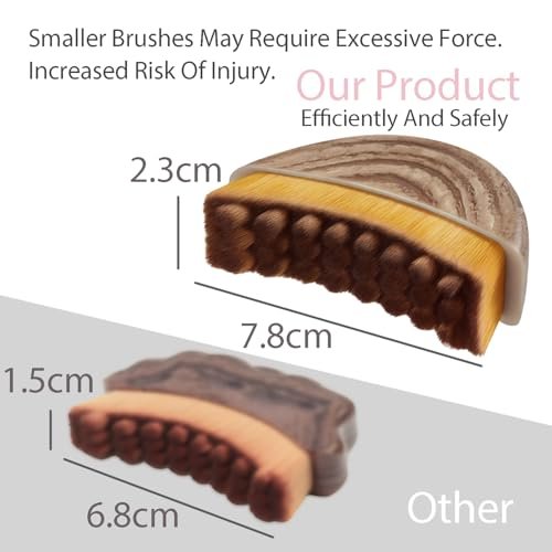 Lymphatic Contour Face Brush for Facial Drainage & Sculpting – 2-Piece Set - görsel 4