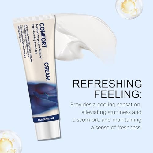 lxmtou Comfort Cream for Sensitive Skin – Lightweight Hydrating Daily Moisturizer, 0.71 oz - görsel 8
