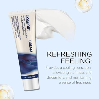 lxmtou Comfort Cream for Sensitive Skin – Lightweight Hydrating Daily Moisturizer, 0.71 oz