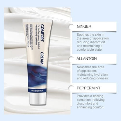 lxmtou Comfort Cream for Sensitive Skin – Lightweight Hydrating Daily Moisturizer, 0.71 oz