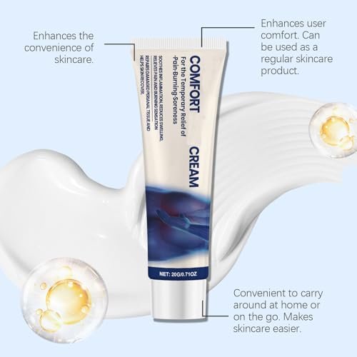 lxmtou Comfort Cream for Sensitive Skin – Lightweight Hydrating Daily Moisturizer, 0.71 oz - görsel 6