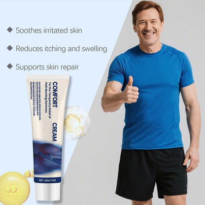 lxmtou Comfort Cream for Sensitive Skin – Lightweight Hydrating Daily Moisturizer, 0.71 oz