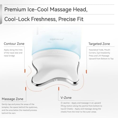 Oganacell PDRN Peptide Face Moisturizer – Glow Cream with Gua Sha, Firming & Repairing Moisturizer for Sensitive Skin, Nourishing Anti-Aging Neck Cream for AM/PM Korean Skin Care 4.05 fl oz (120ml) Avelisse