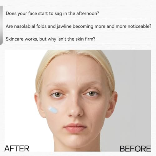 Oganacell PDRN Peptide Face Moisturizer – Glow Cream with Gua Sha, Firming & Repairing Moisturizer for Sensitive Skin, Nourishing Anti-Aging Neck Cream for AM/PM Korean Skin Care 4.05 fl oz (120ml) Avelisse