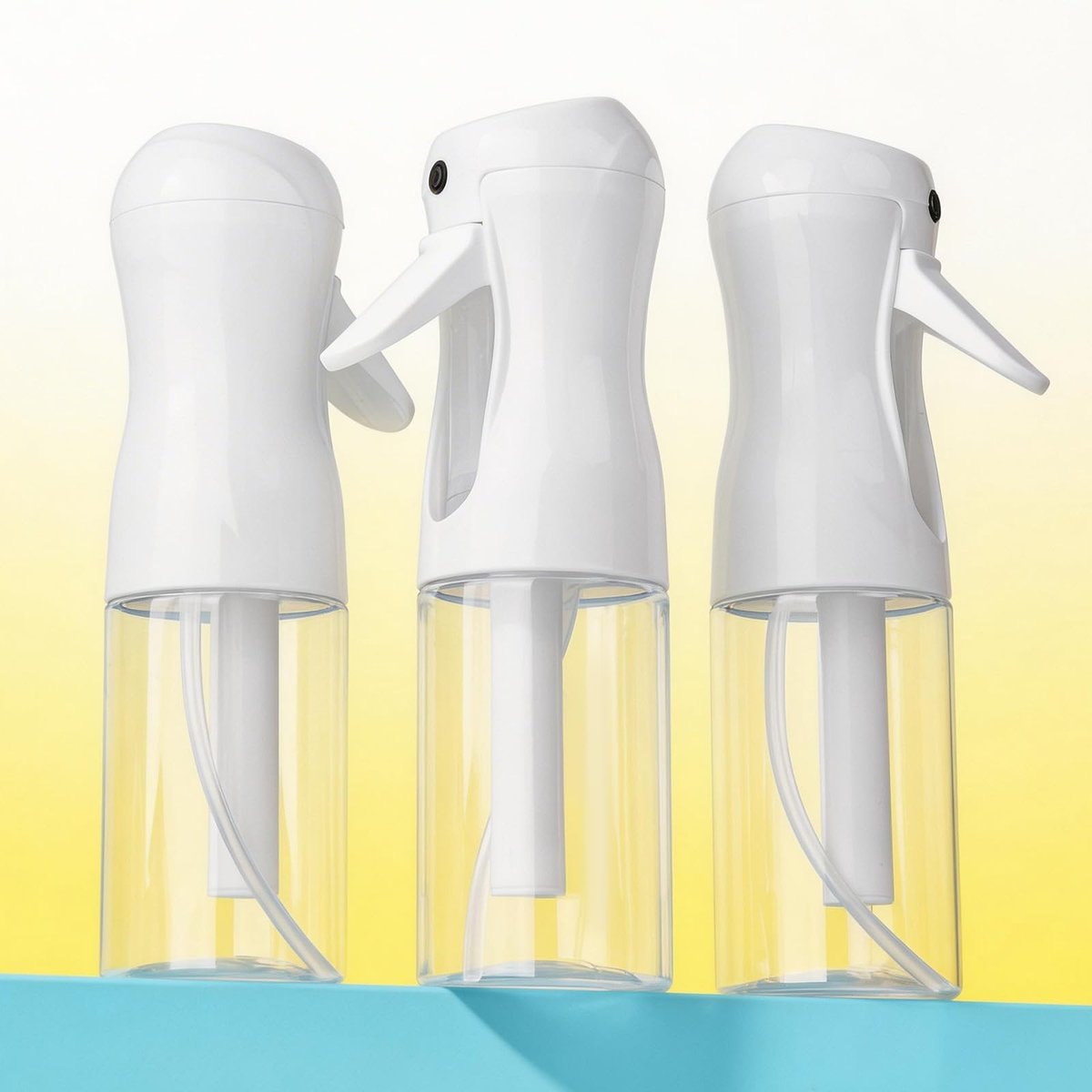 RMNJPW 3-Pack Continuous Spray Bottle 200ml, Ultra Fine Water Mister Refillable Empty Spray Bottle for Hair Styling, Salon, Skin Care, Cleaning & Plants (6.8oz Clear) - görsel 13