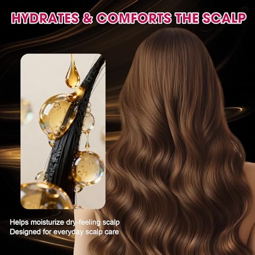 Onion Hair Growth Serum for Scalp & Hair Care - Hydrating Serum with Onion Extract, Rosemary & Biotin, Lightweight Daily Care for Fuller-Looking Hair (2.03 FL OZ) Avelisse