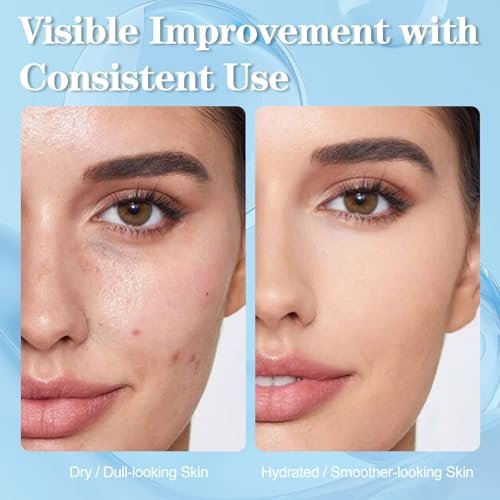 GHK-Cu Copper Peptide Serum with Hyaluronic Acid - Lightweight Deep Hydration Face Serum for Smooth & Plumping Feel Avelisse