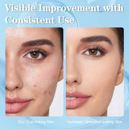GHK-Cu Copper Peptide Serum with Hyaluronic Acid - Lightweight Deep Hydration Face Serum for Smooth & Plumping Feel Avelisse