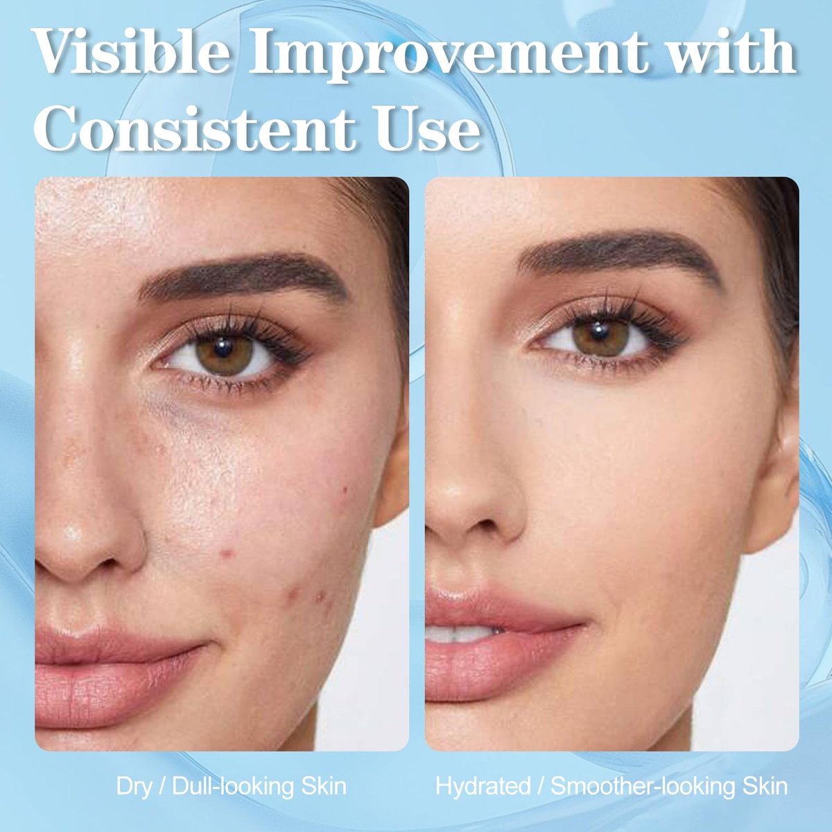 GHK-Cu Copper Peptide Serum with Hyaluronic Acid - Lightweight Deep Hydration Face Serum for Smooth & Plumping Feel Avelisse