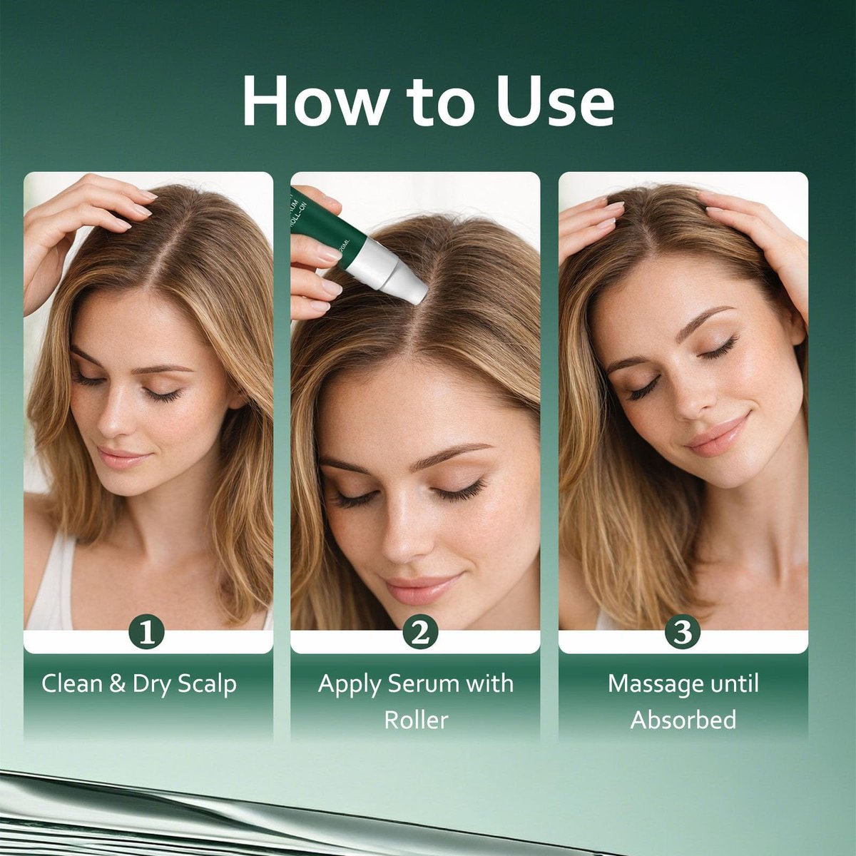 Roota Hair Growth Serum Roll-On – Revitalize Scalp for Thicker, Healthier Hair, 25ml (Pack of 2) Avelisse