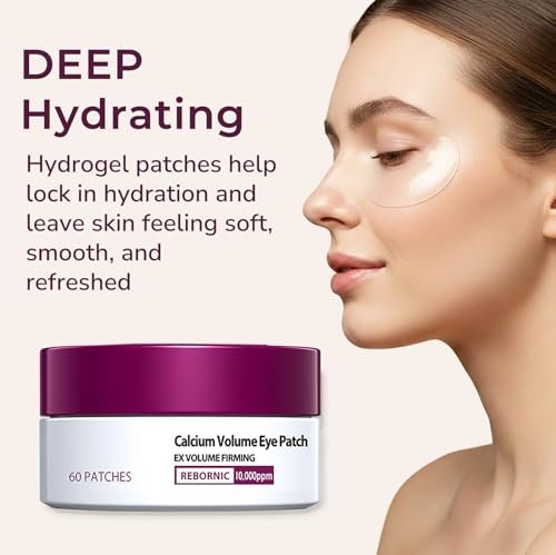 Peksozi Eye Care Set – Calcium Multi Balm Stick + Under Eye Patches 30 Pairs, Collagen Moisturizing Stick, Nourishing Calcium Volume Balm, Gentle Eye Care & Daily Skincare Avelisse