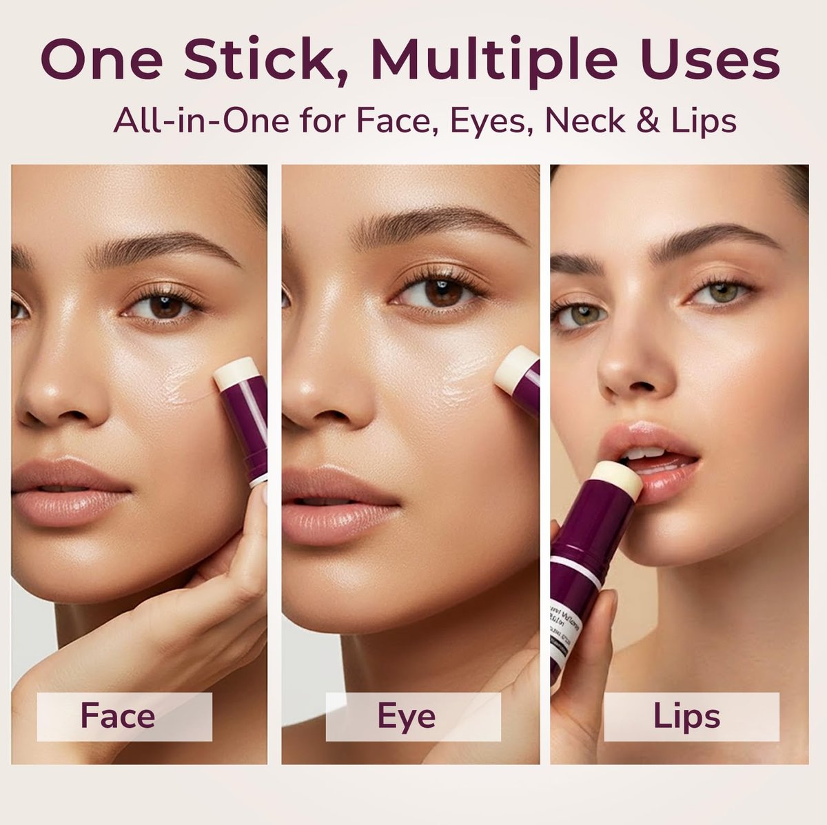 Peksozi Eye Care Set – Calcium Multi Balm Stick + Under Eye Patches 30 Pairs, Collagen Moisturizing Stick, Nourishing Calcium Volume Balm, Gentle Eye Care & Daily Skincare Avelisse